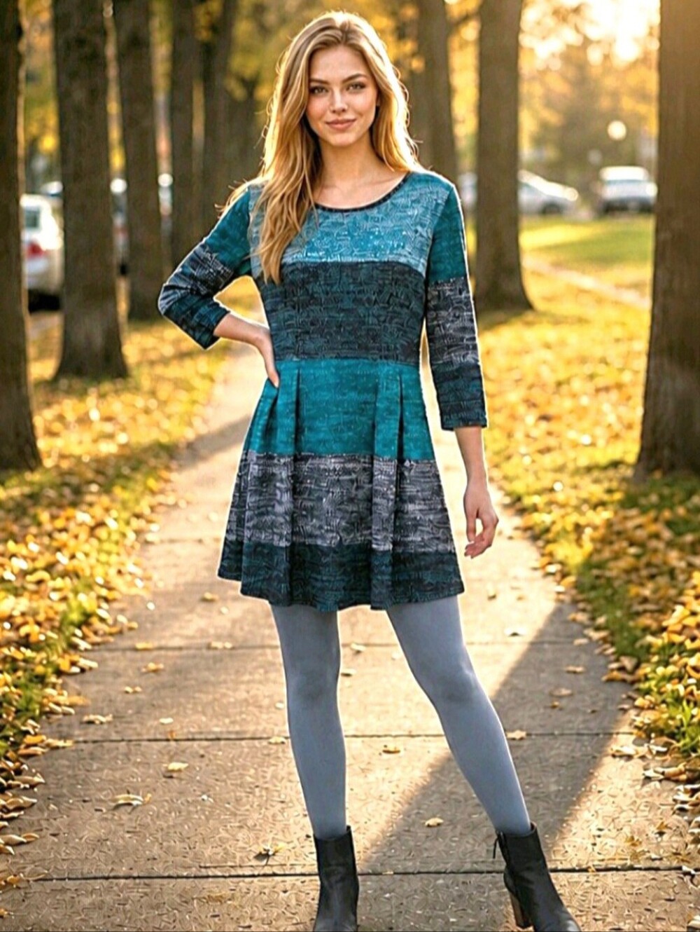 👗🩵 Lily By Firmiana Mini Dress Or Tunic Top M